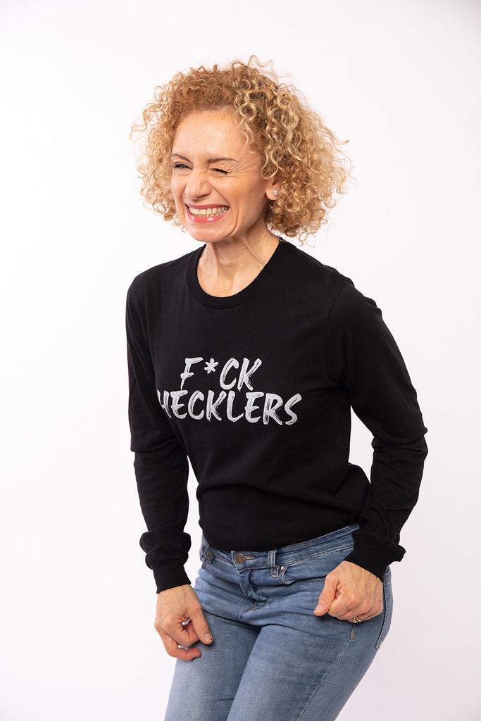 F*CK HECKLERS Crewneck (Black)