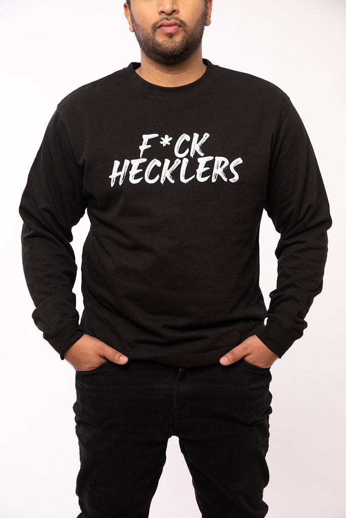 F*CK HECKLERS Crewneck (Black)