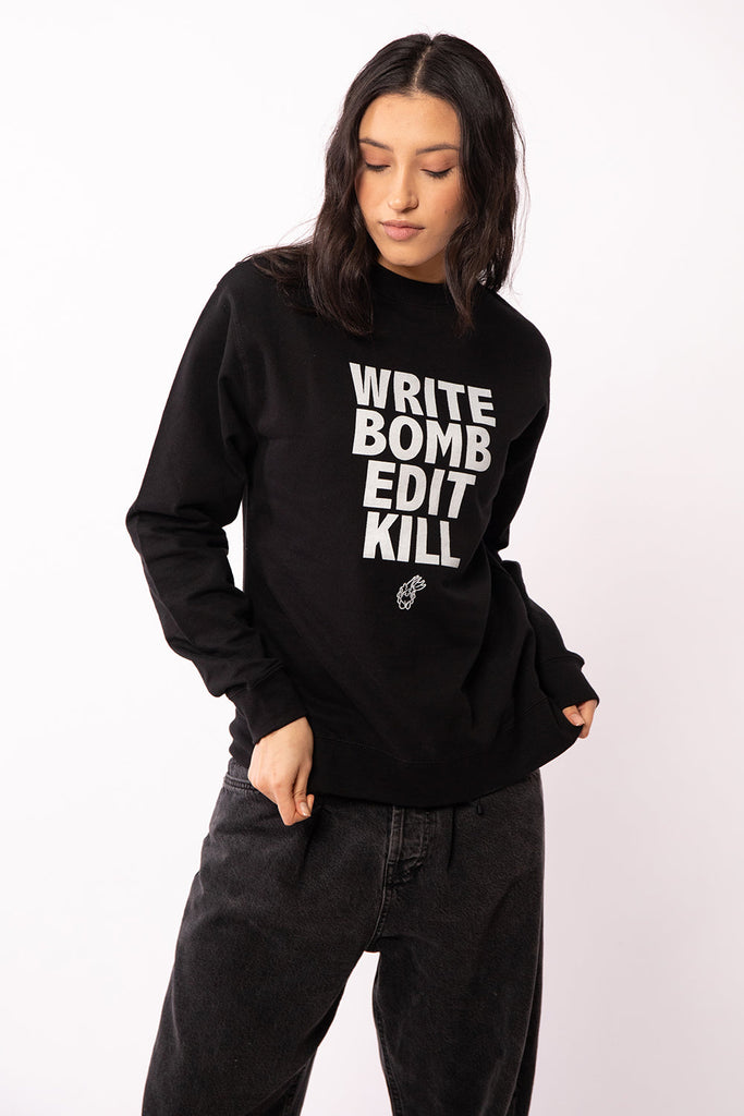 Write & Bomb Crewneck (Black)